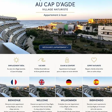 Cap D'agde Naturiste Heliopolis Ab Vue